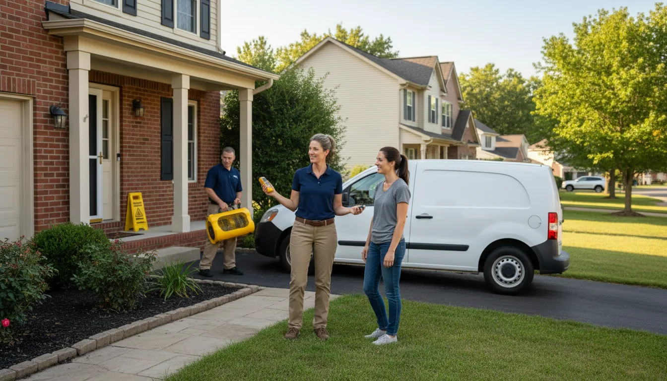Water restoration image for Dehumidification And Cleanup Services in Newbury, VT